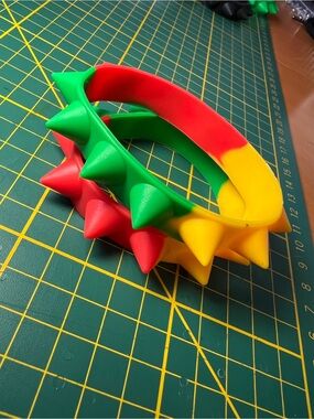 NovocentoNovantanove silicone spiked bracelets 2 pack